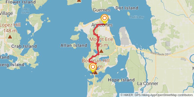 Pacific Northwest Trail stage 31 Map