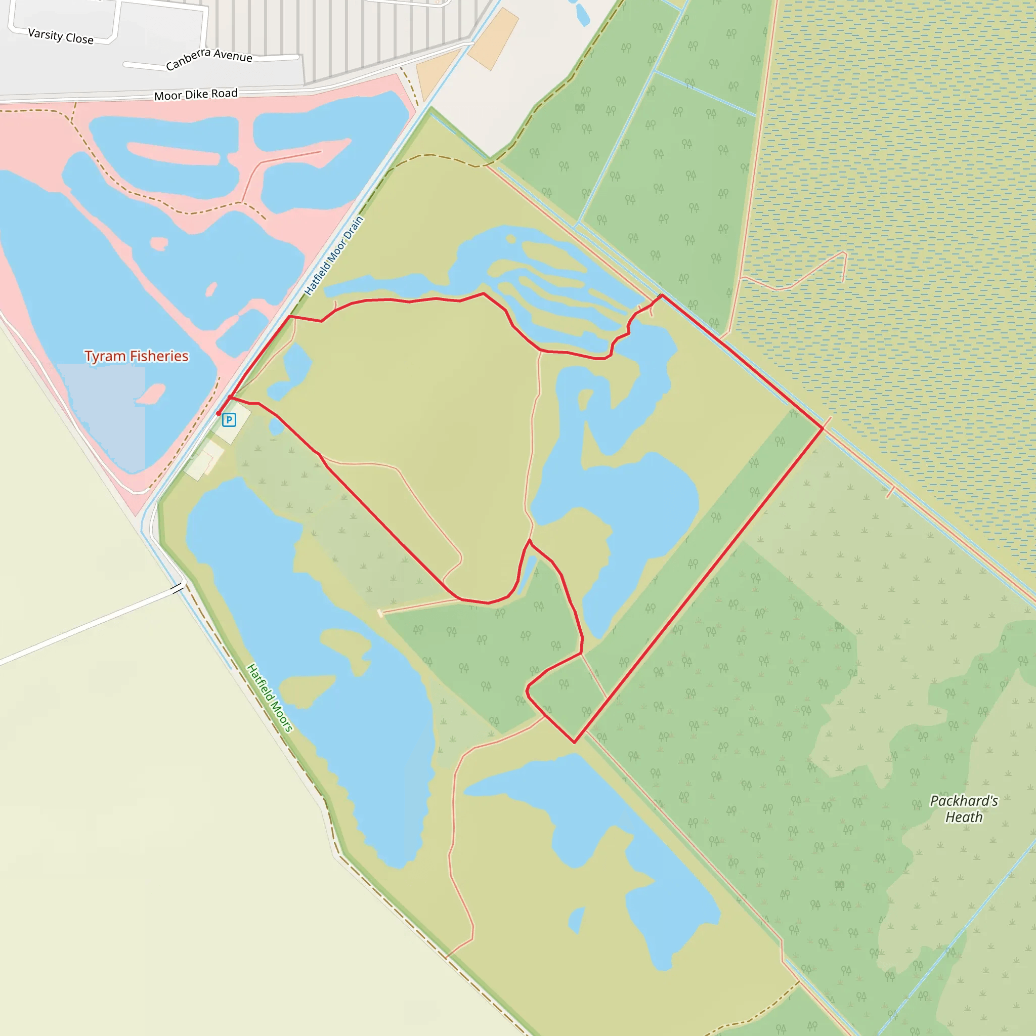 Tyram Fisheries Loop mobile static map