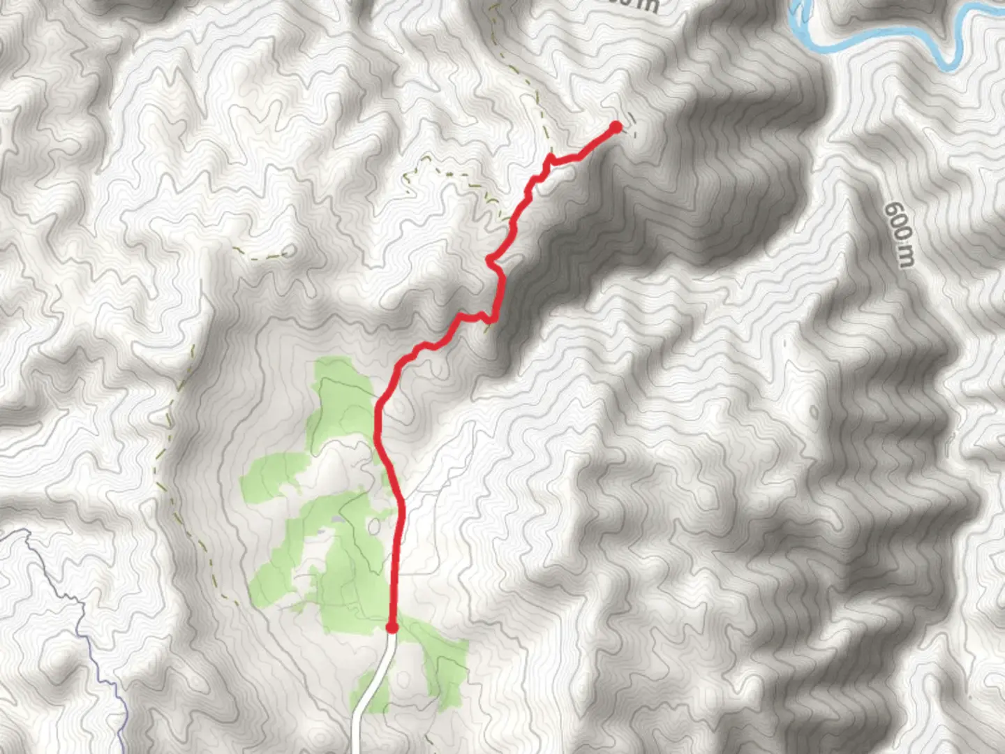 An image depicting the trail Hites Cove Road Trail and its surrounding area.
