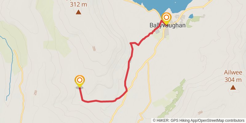 Burren Way spur 2 Map