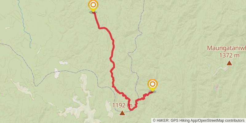 Te Pua-a-Tāne Circuit stage 2 Map