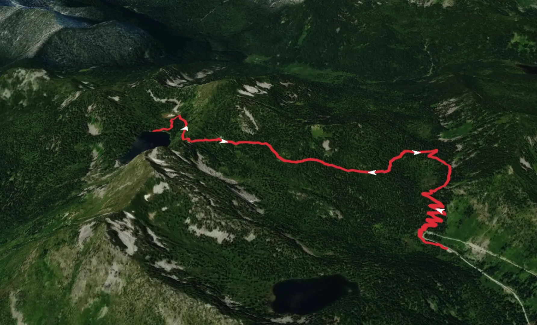 Lake Valhalla via PCT Chelan County Washington