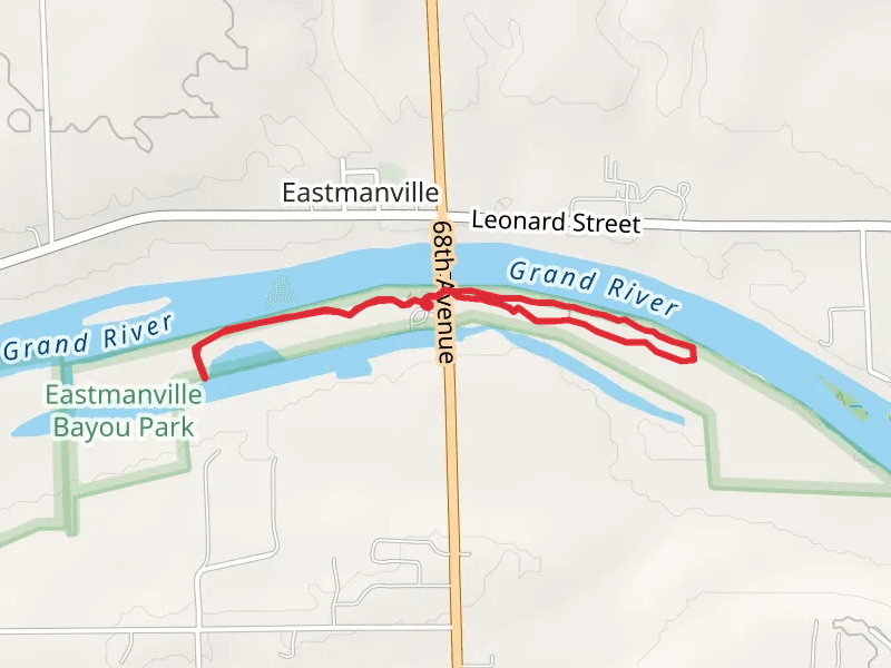 Eastmanville Bayou and Grand River Loop