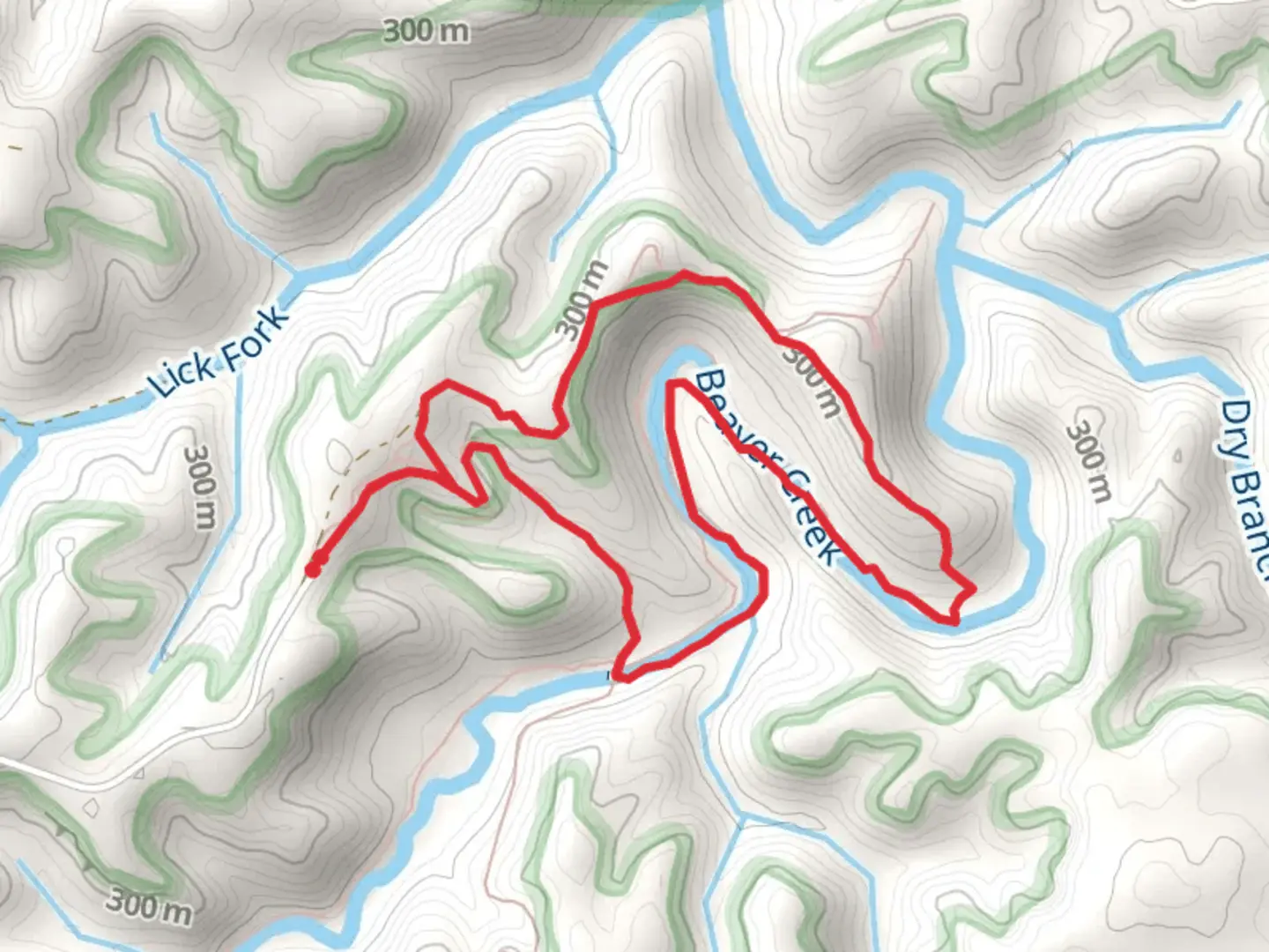 An image depicting the trail Beaver Creek Loop - Trail 532 and its surrounding area.
