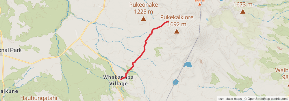 Te Araroa Trail stage 63 Map
