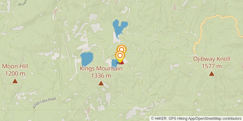 South Skookum Lake Trail alt 1 Map