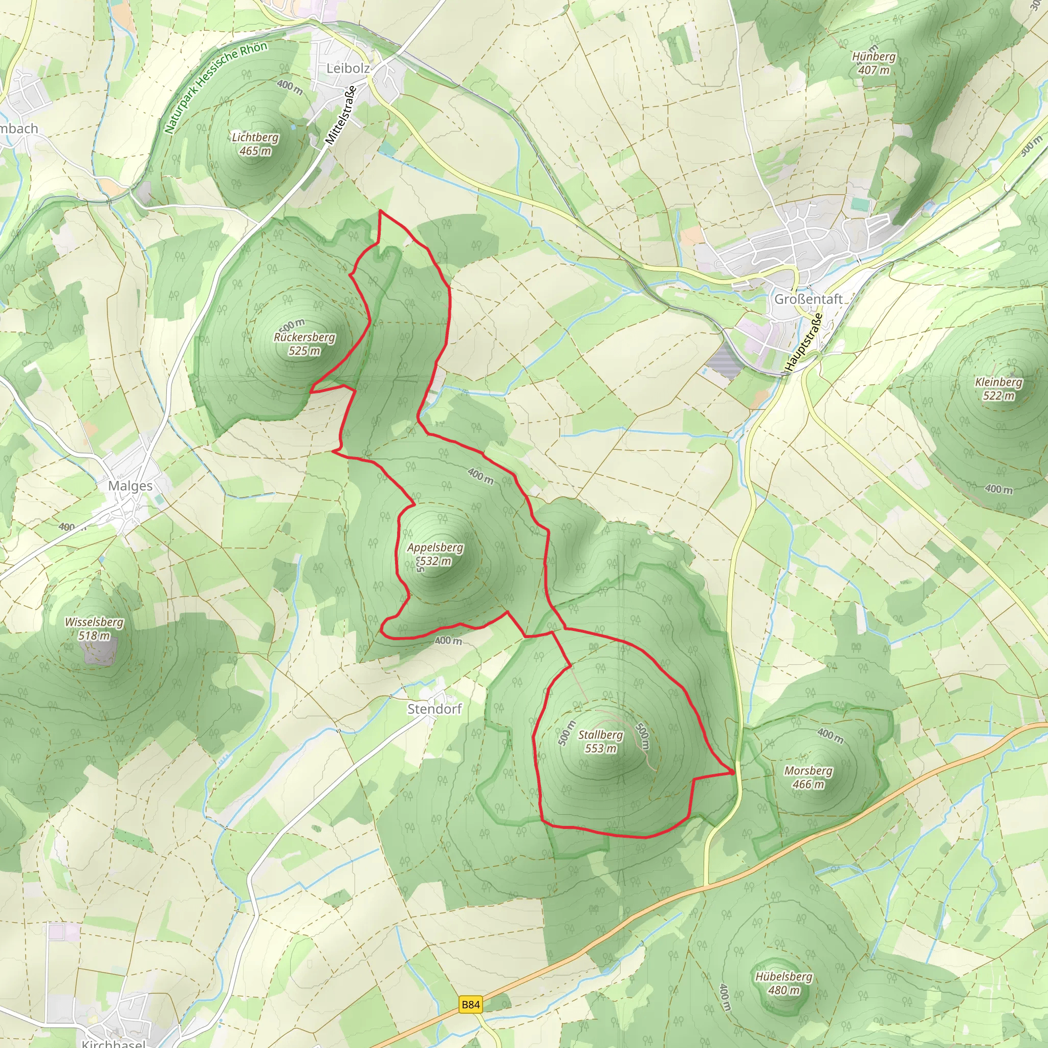 Stallberg Loop mobile static map