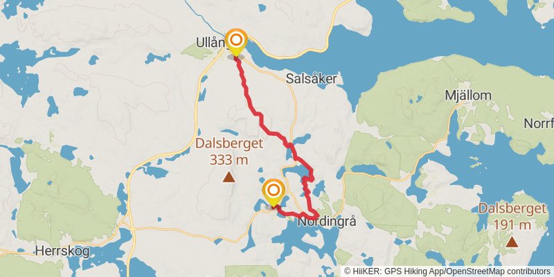 The High Coast Trail stage 3 Map