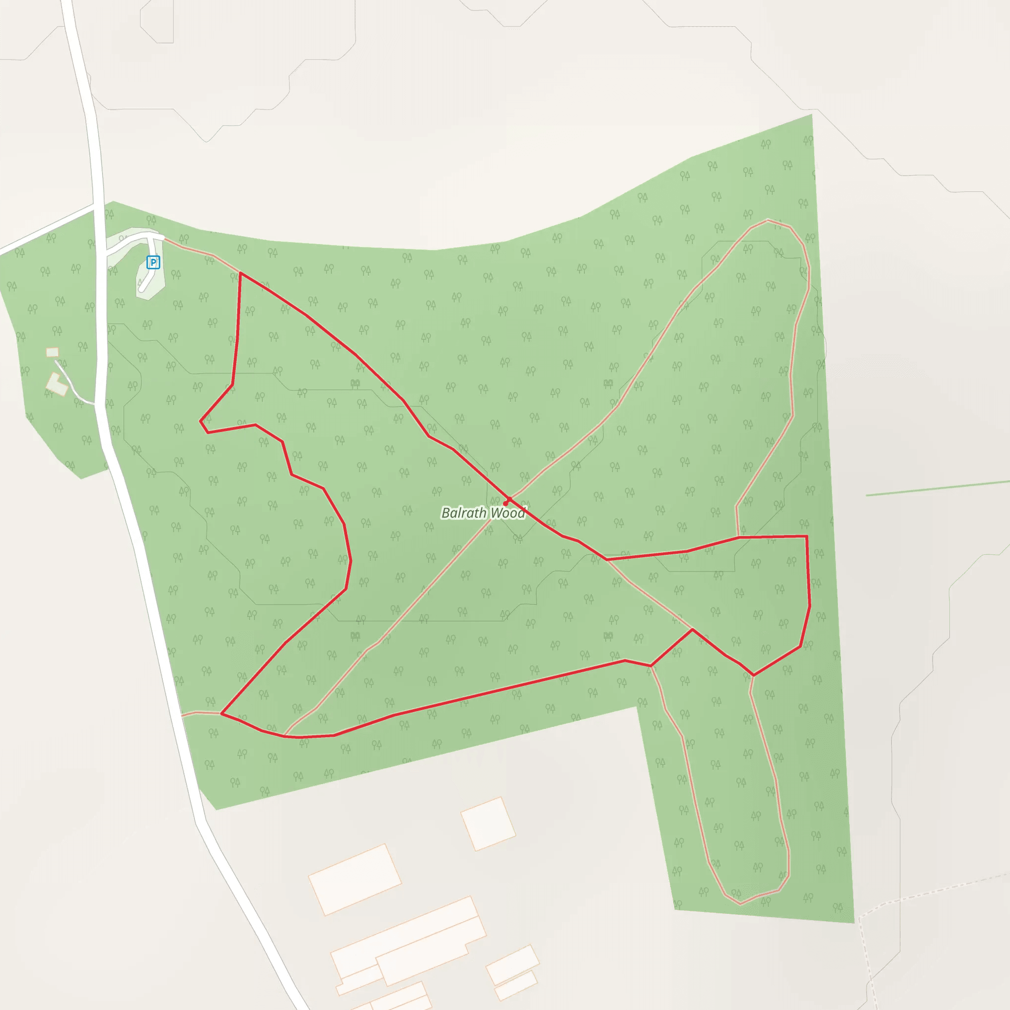 Balrath Wood - Nature Walk mobile static map