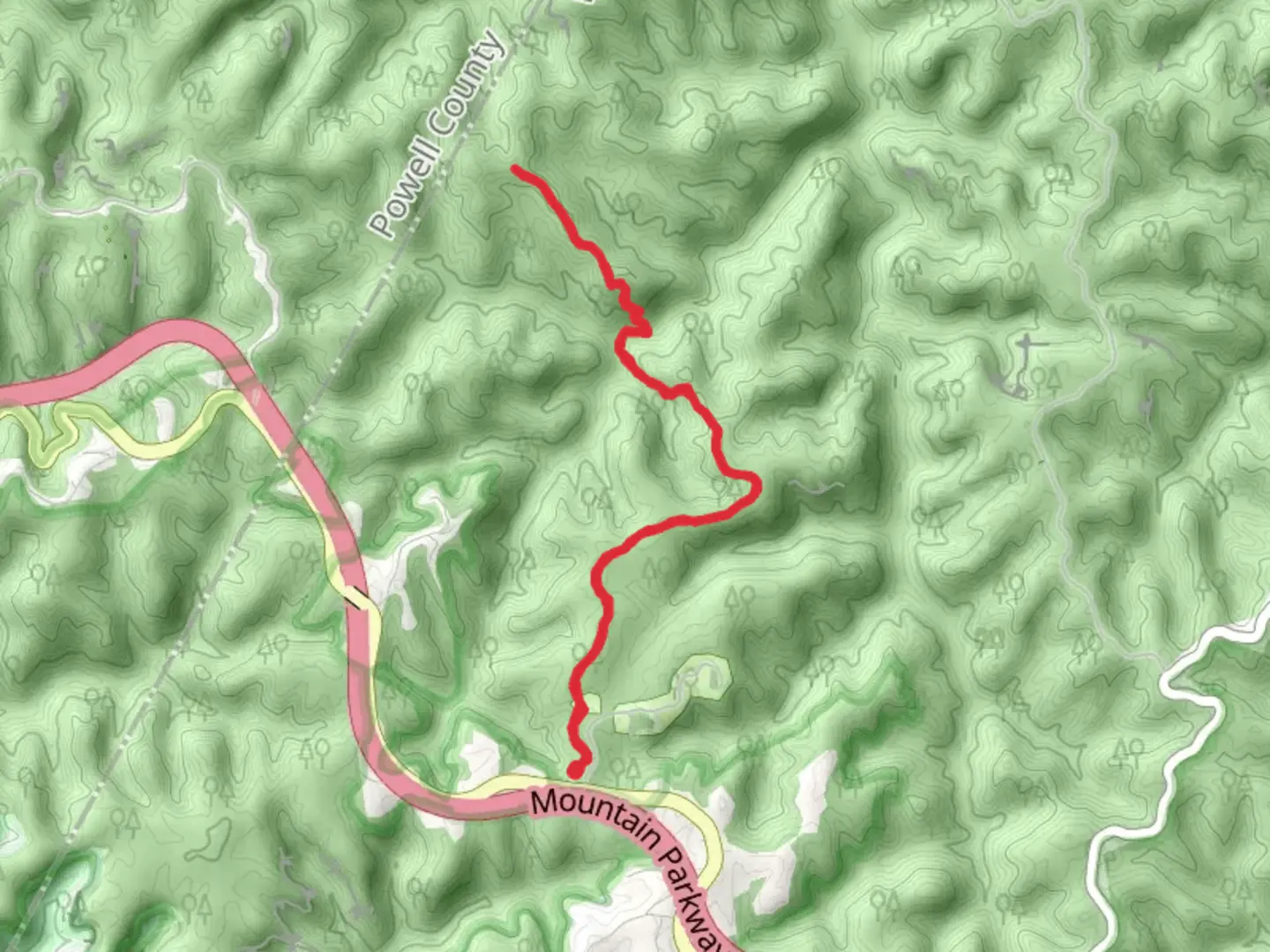 An image depicting the trail Koomer Ridge and Buck Trail and its surrounding area.