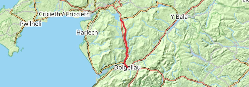 Snowdonia Way stage 2 Map