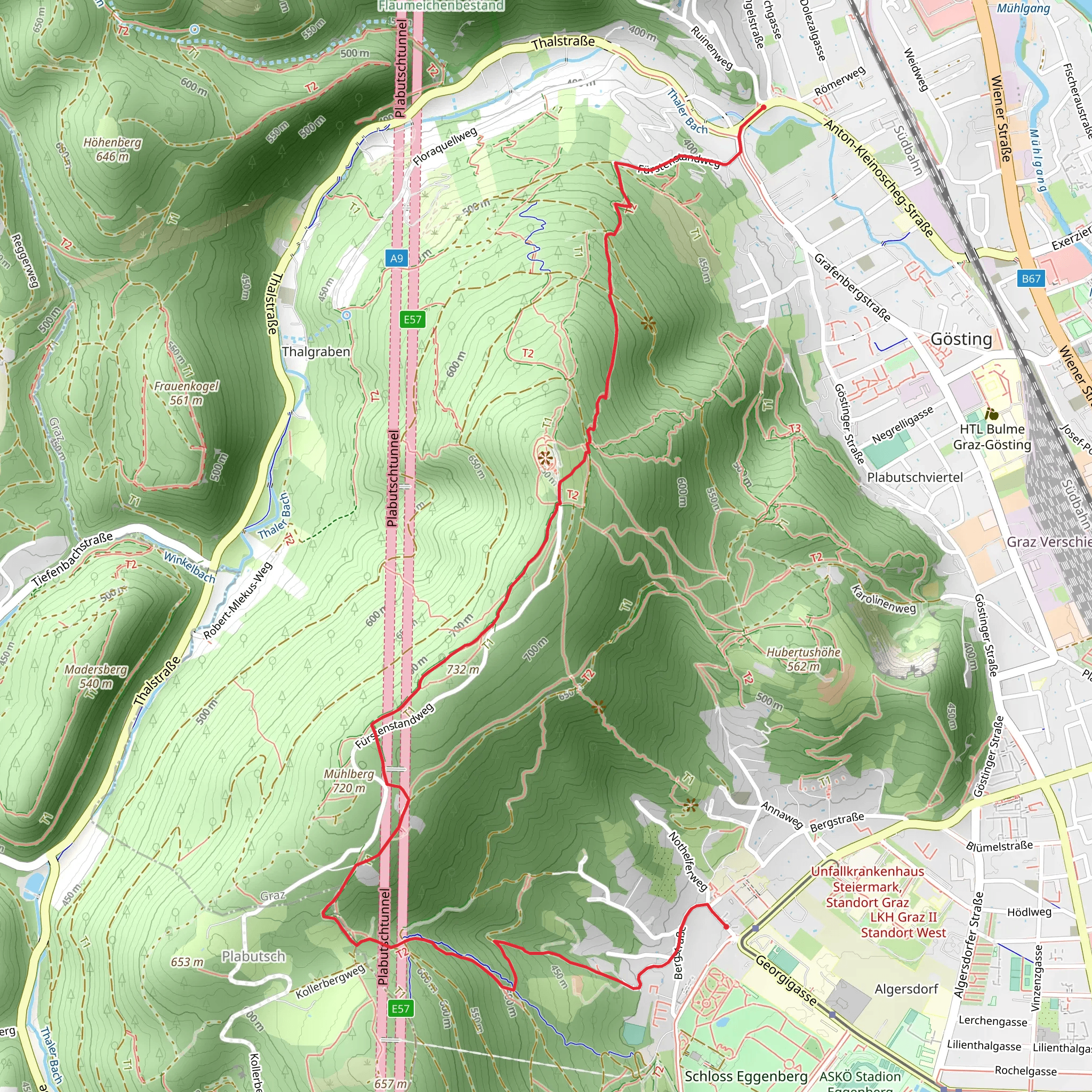 Fürstenstand mobile static map