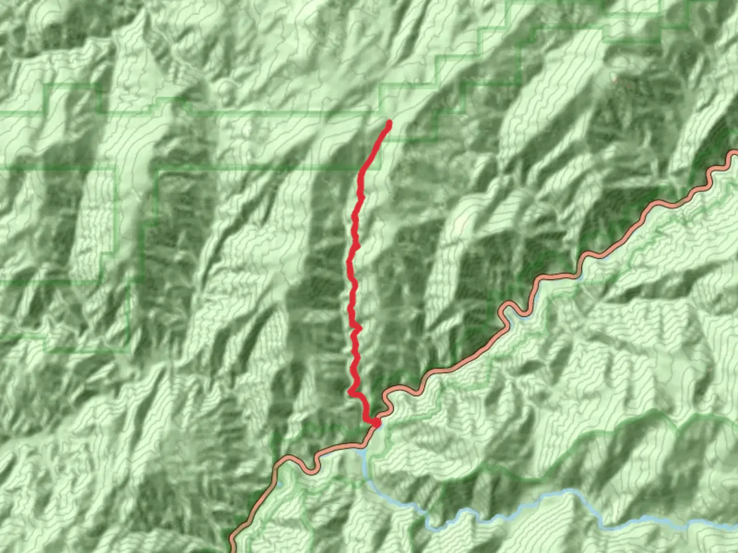 An image depicting the trail Sherman Creek and Idaho Centenial Trail and its surrounding area.