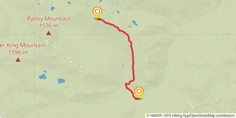 Bull of The Woods Loop alt 3 Map