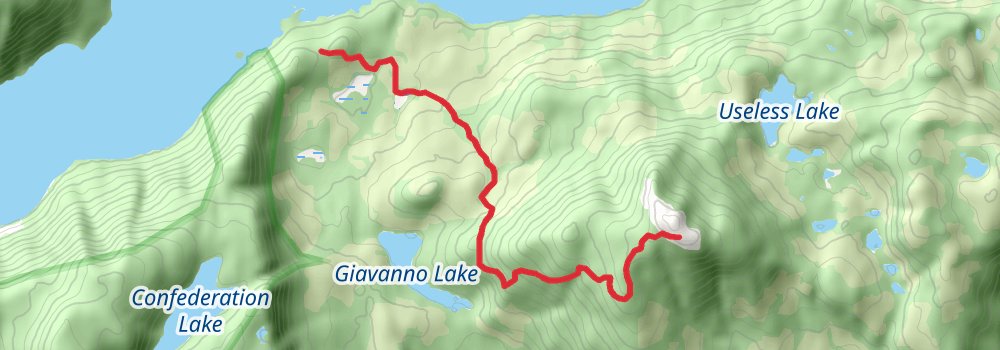Sunshine Coast Trail stage 6 Map