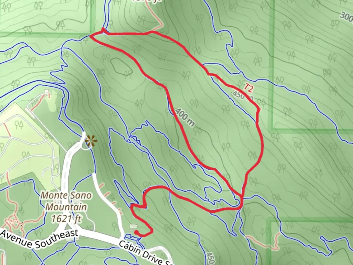 An image depicting the trail Sinks and Stone Cuts Loop Trail and its surrounding area.