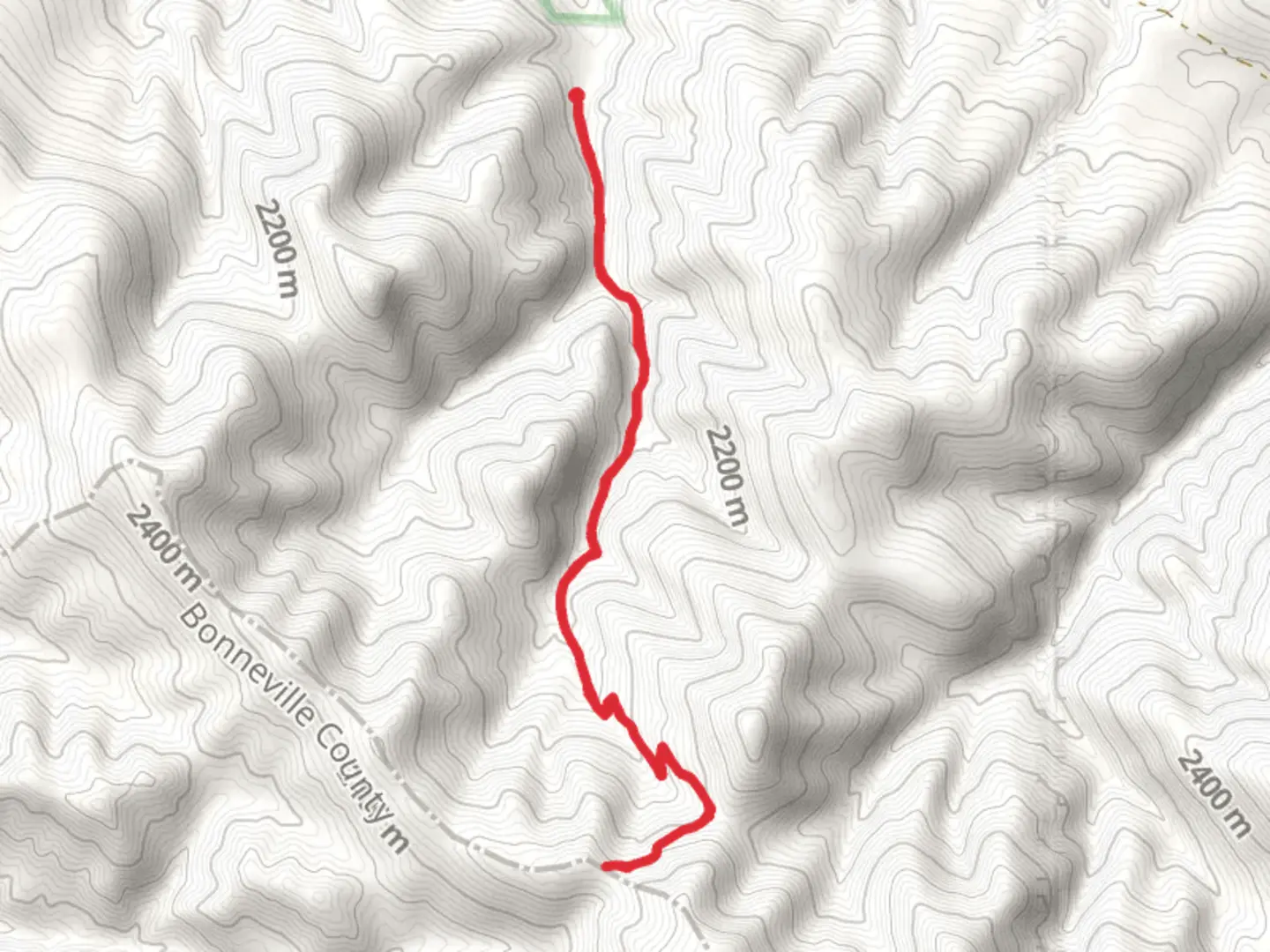 An image depicting the trail Pole Canyon Trail and its surrounding area.