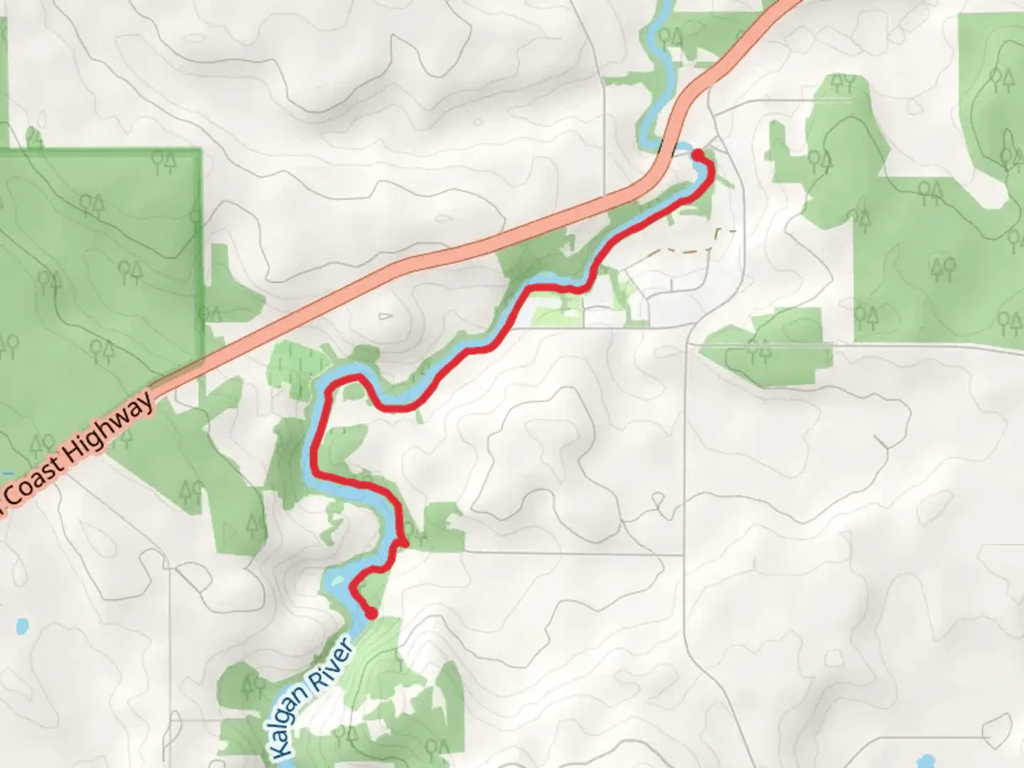 An image depicting the trail Luke Pen Walk and its surrounding area.