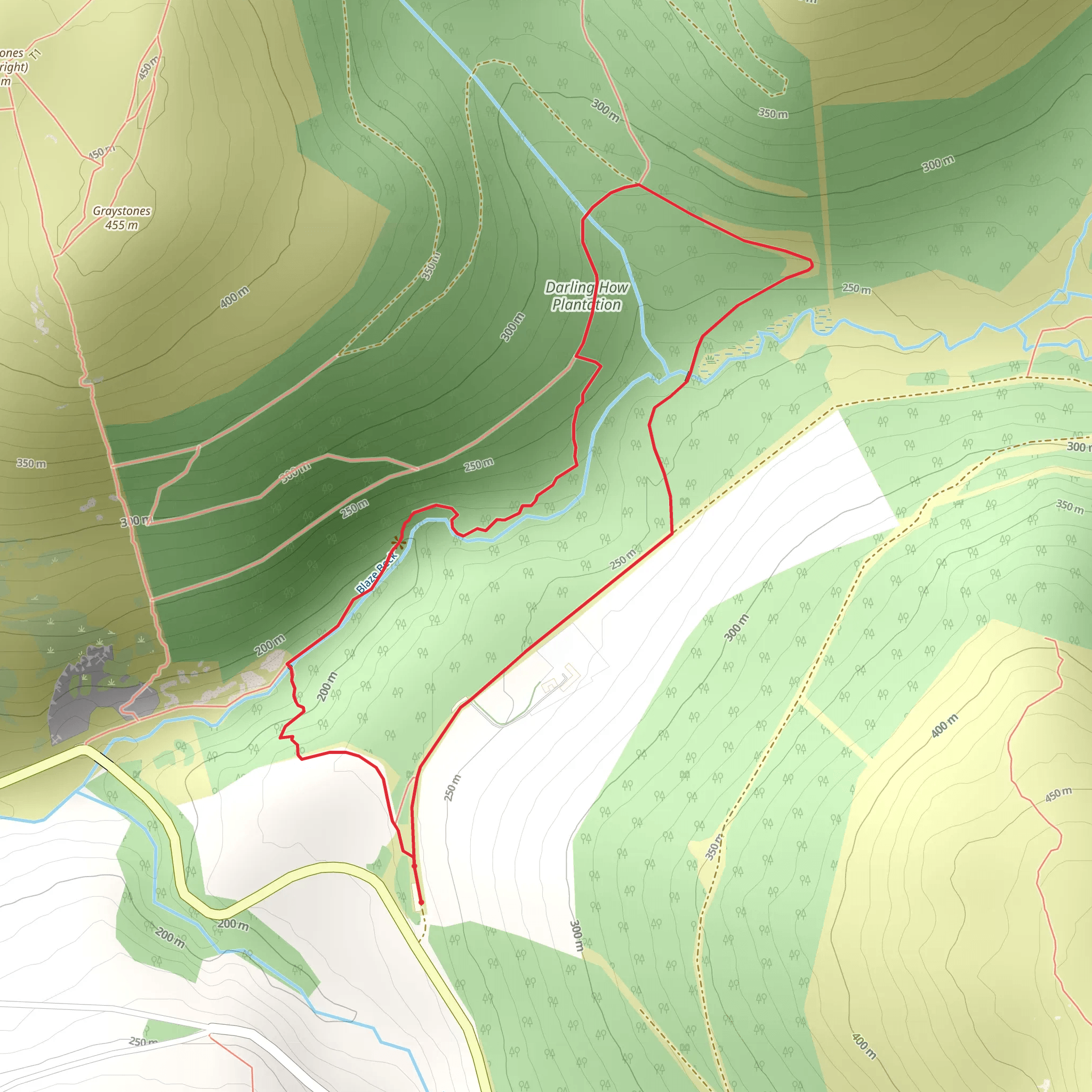 Spout Force Waterfall Loop mobile static map