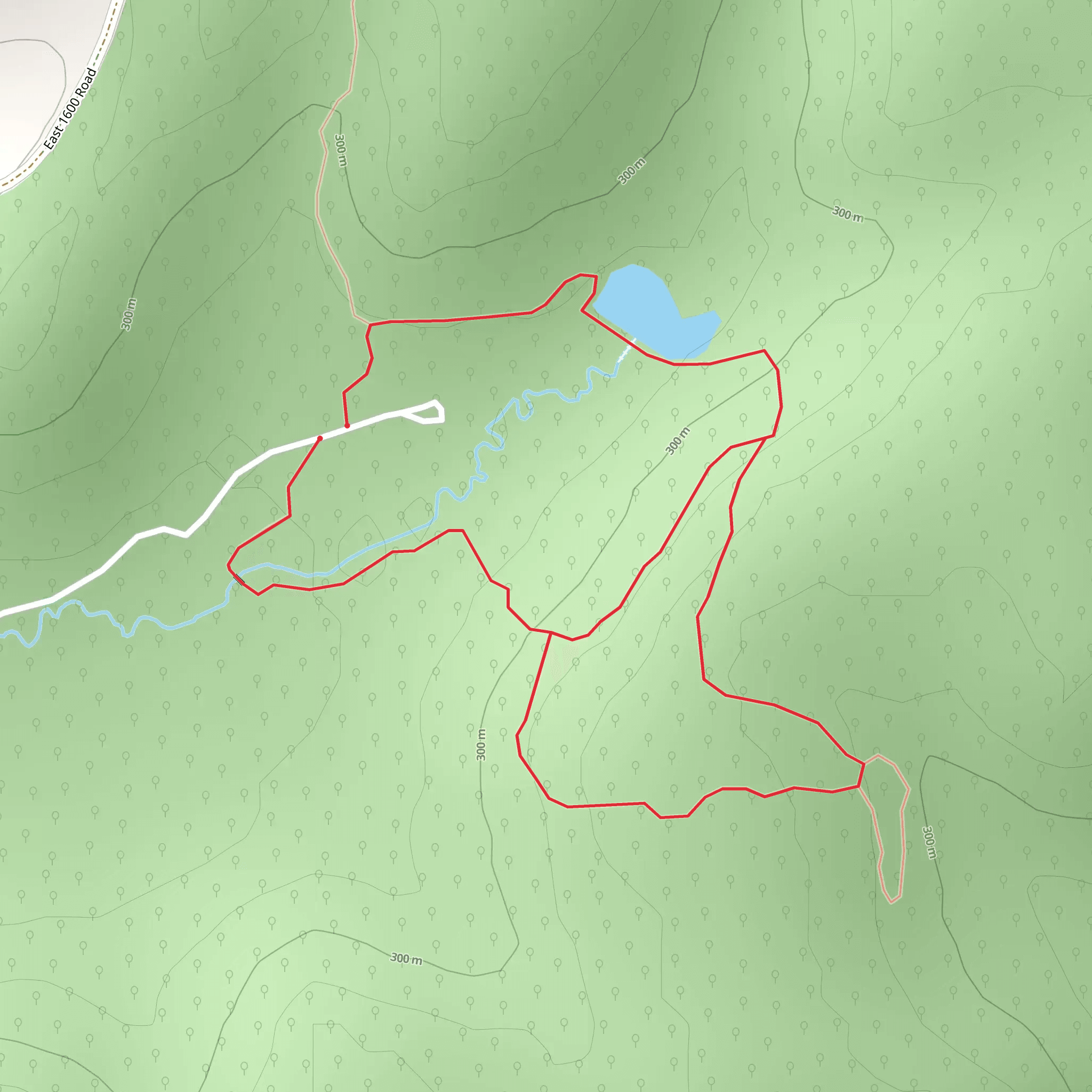 Fitch Natural History Reservation Loop mobile static map