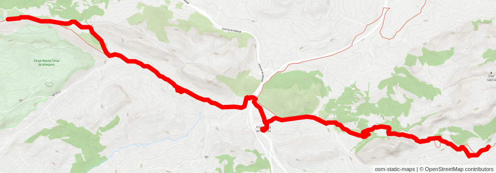 GR 7 - Andalucia stage 44 Map