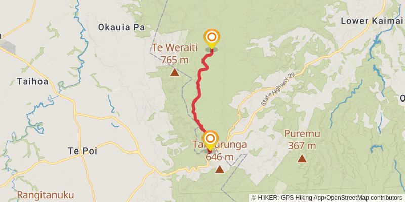 North - South Track stage 6 Map