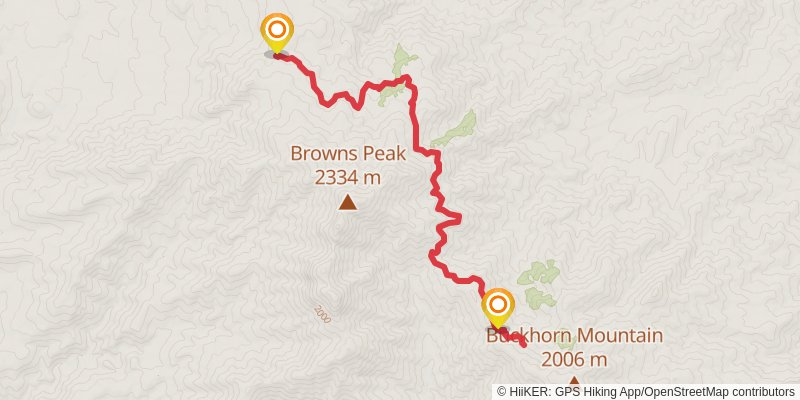 Four Peaks Trail stage 2 Map