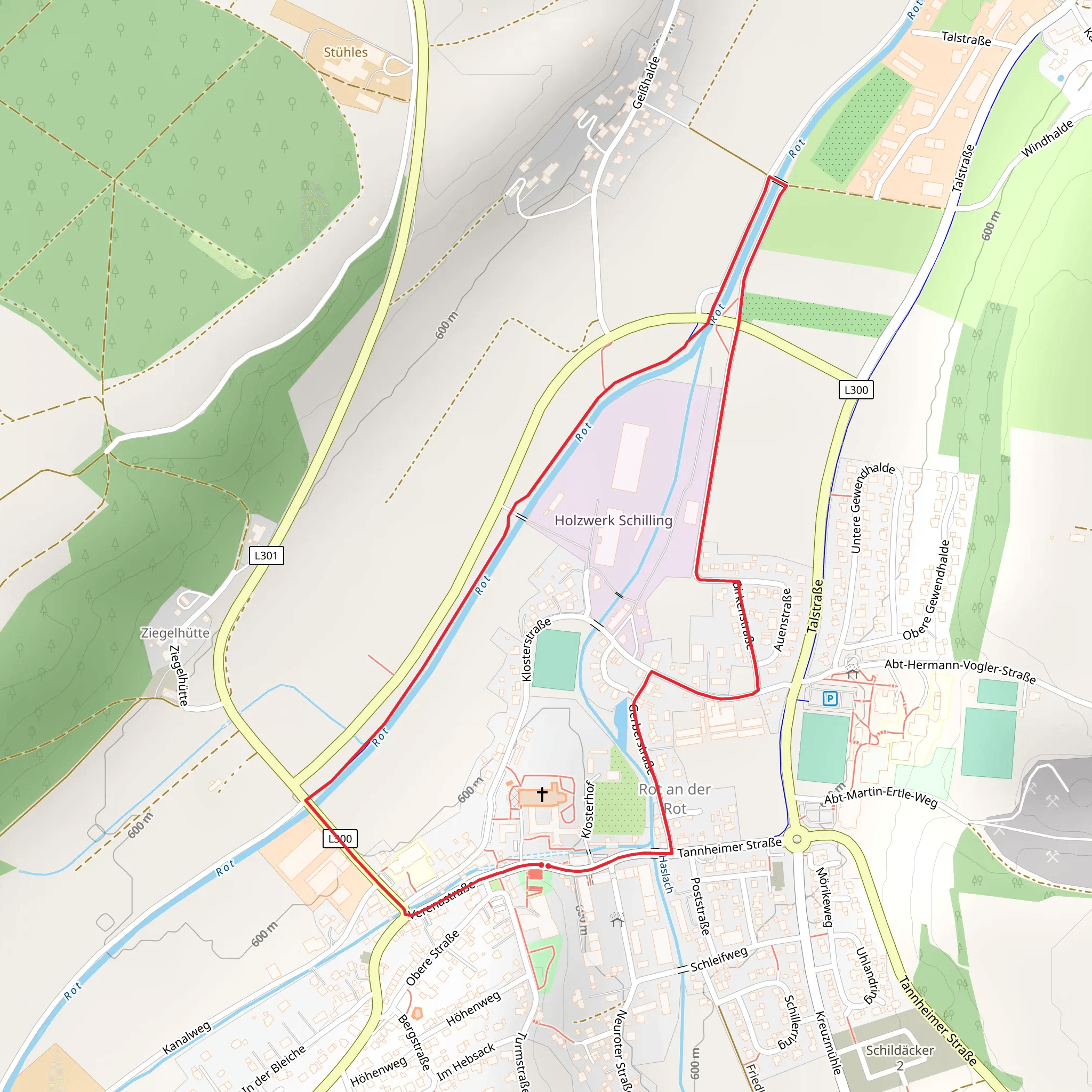 Rot an der Rot Loop mobile static map