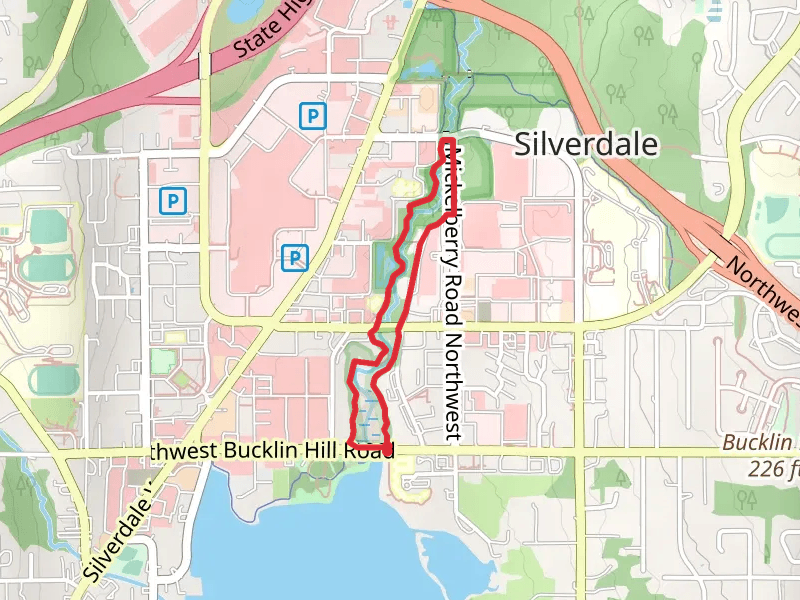 Clear Creek Loop Trail - Northwest Bucklin Hill Road