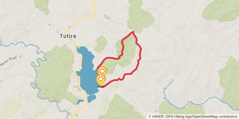 Tutira Walkway stage 1 Map