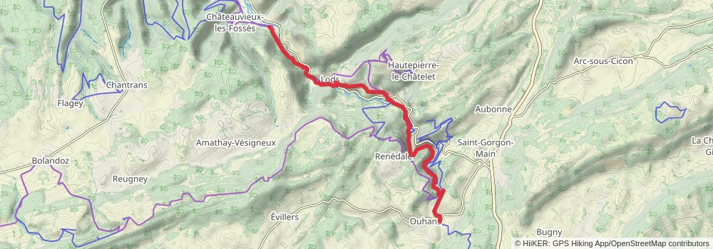 Via Francigena stage 51 Map