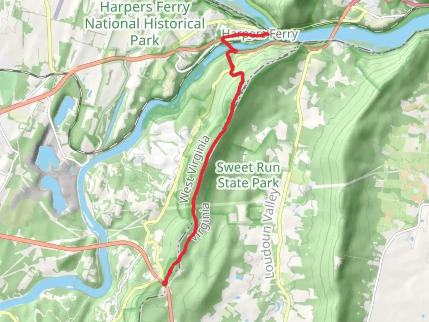An image depicting the trail Appalachian Trail from Keys Gap and its surrounding area.