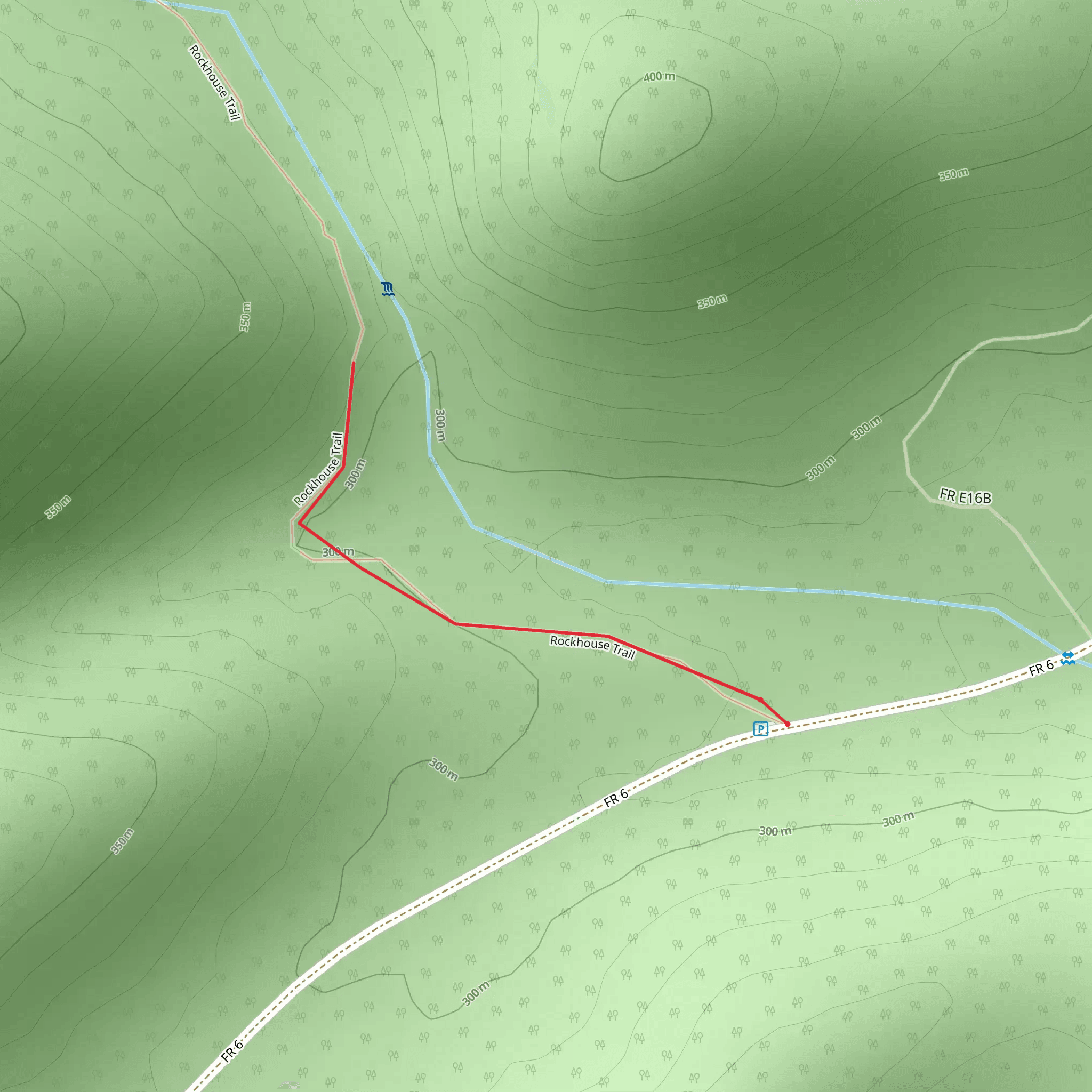 Carolann Cascades mobile static map