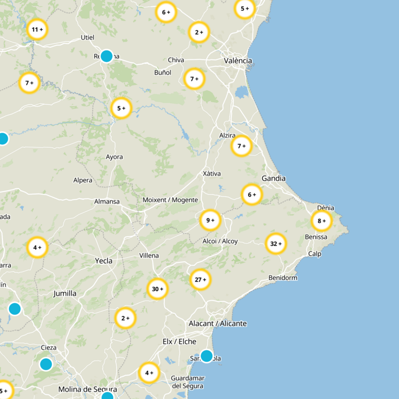Aielo De Malferit Static Map