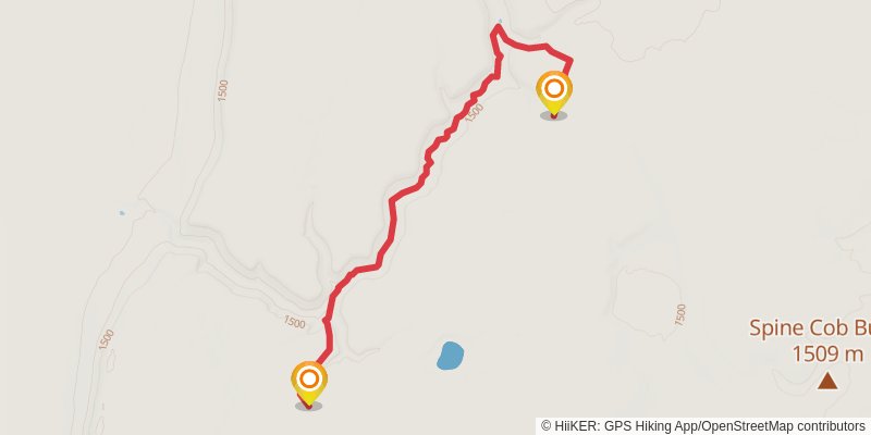 Oregon Desert Trail alt 2 Map