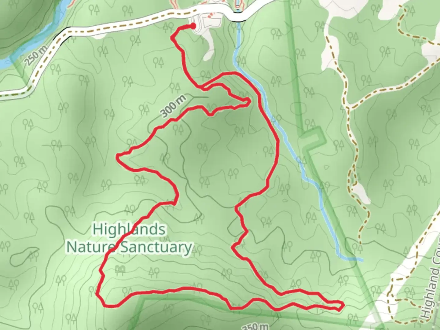 An image depicting the trail Barrier Ridge Loop and its surrounding area.