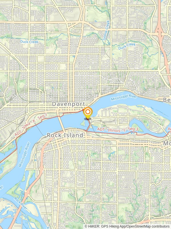 Government Bridge - Arsenal Bridge mobile static map
