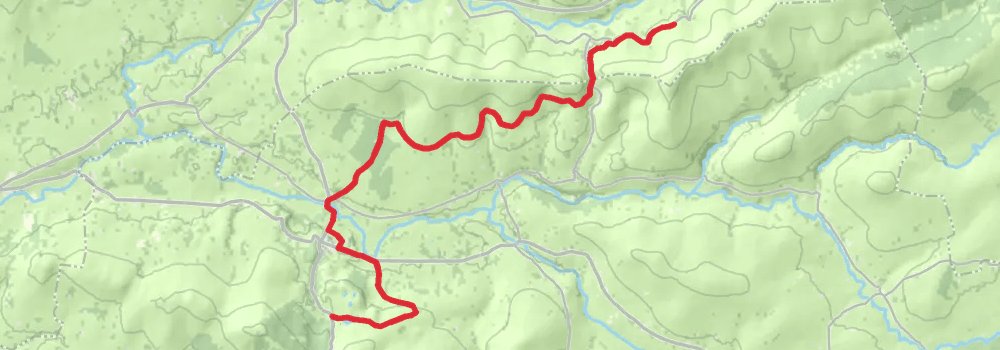 International Appalachian Trail stage 11 Map