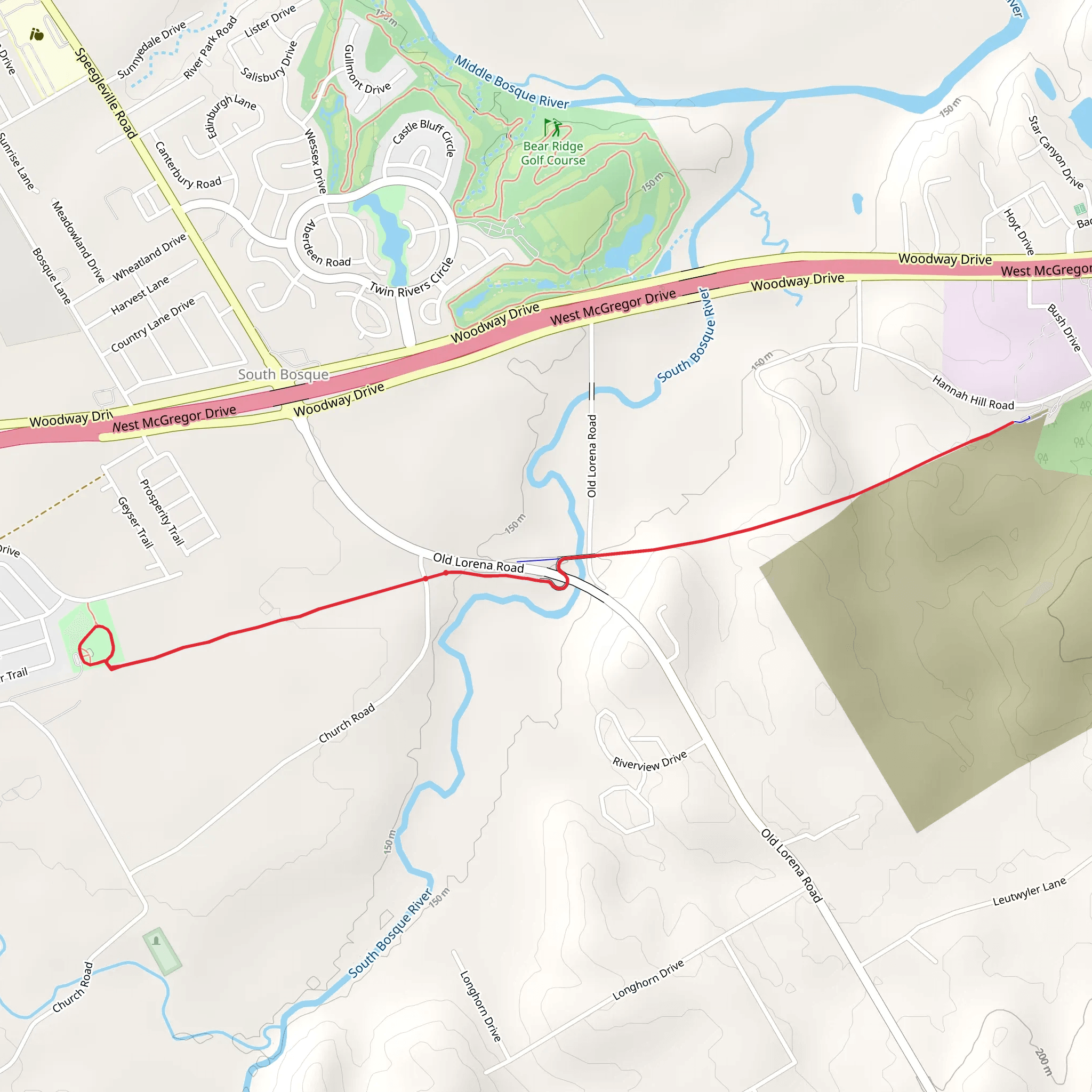 Trail Blazer Park Walk mobile static map