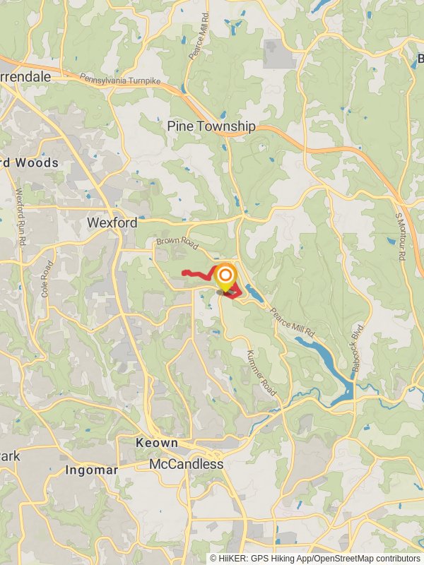 Rachel Carson Trail from McKinney Road