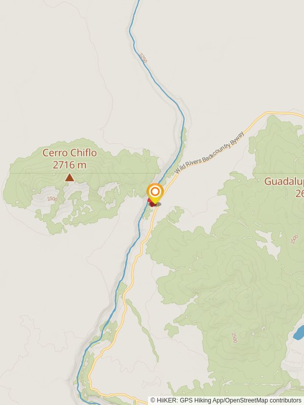 Wild Rivers Backcountry Byway mobile static map