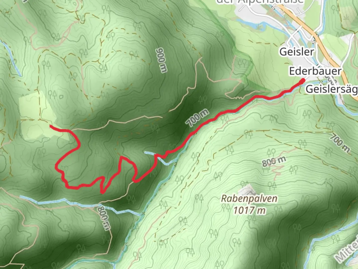 An image depicting the trail Reiter Alm Walk and its surrounding area.