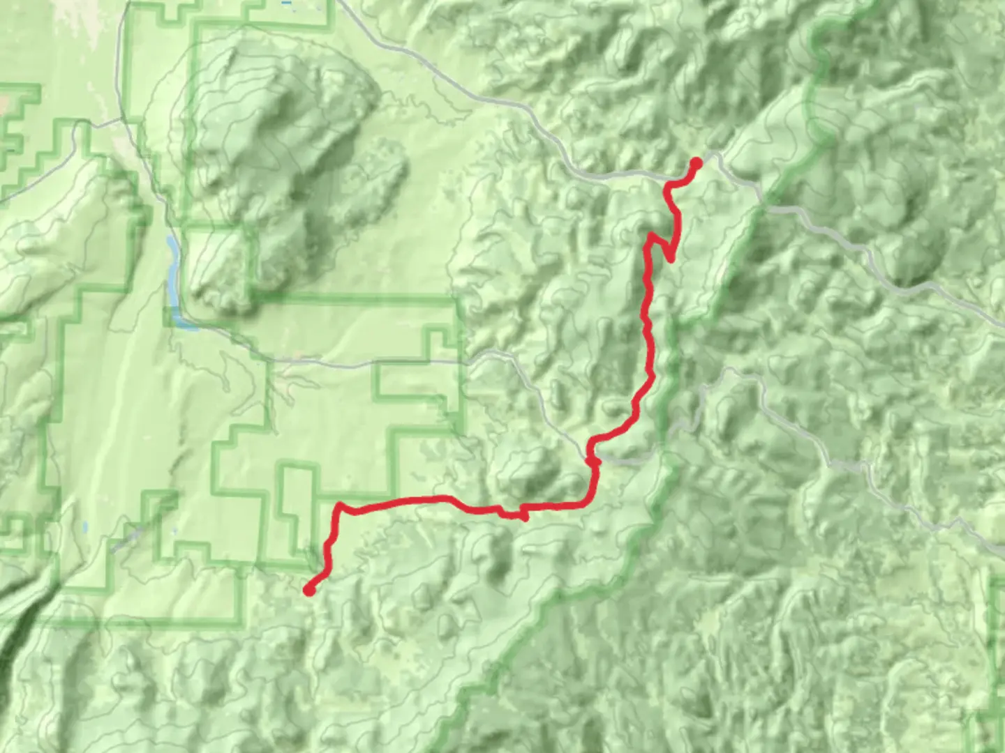An image depicting the trail Colorado Trail from Lujan Creek and its surrounding area.
