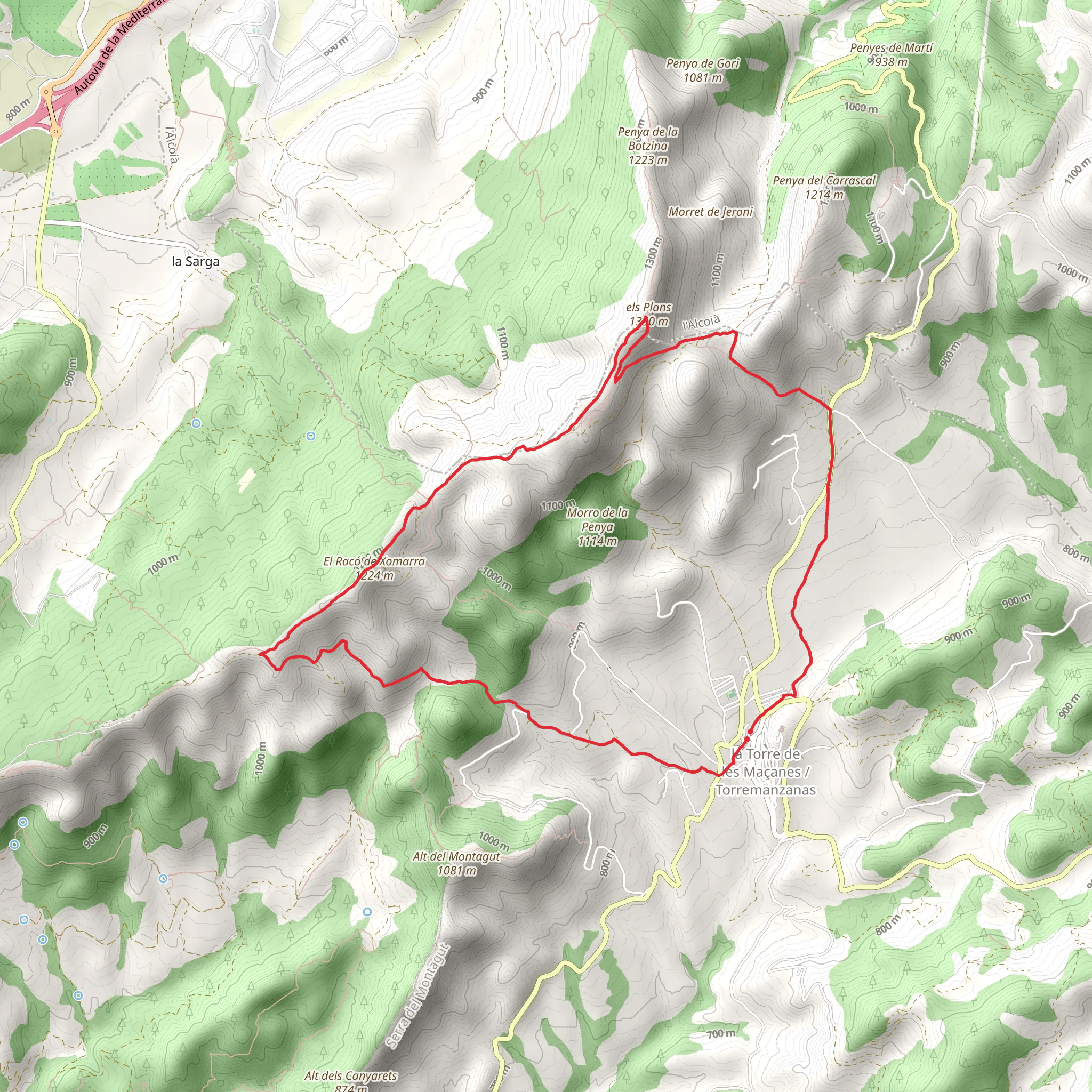 The Crank - Snow Mountain PR CV 232 mobile static map