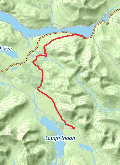 Hike on Connemara and the West of Ireland 10-Day Moderate Tour (Hillwalk Tours) mobile static map