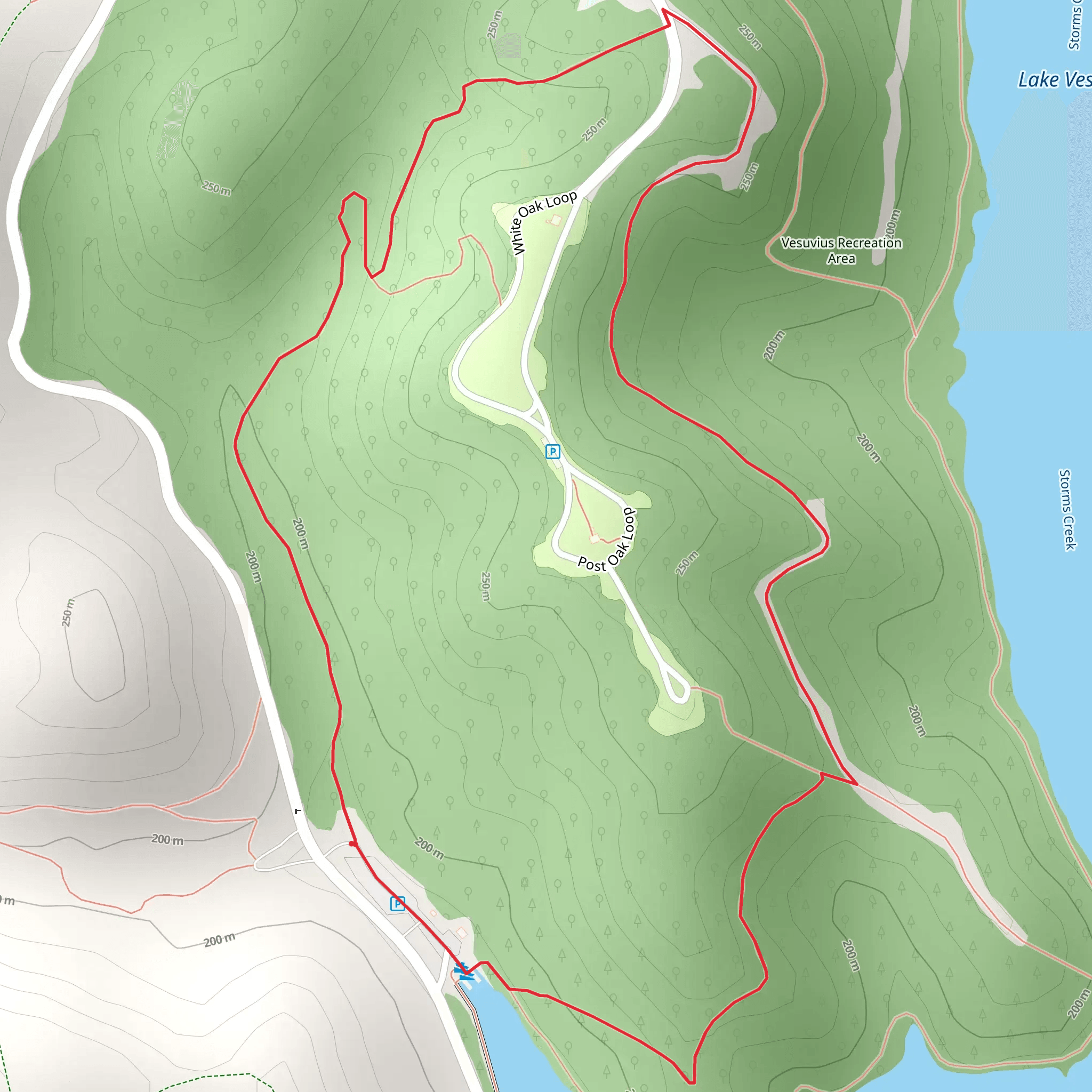 Rock House and Old Beach Loop Trail mobile static map