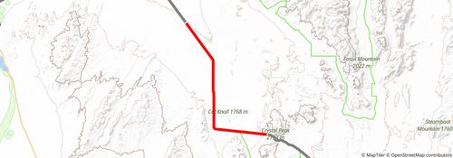 American Discovery Trail South Route stage 328 Map