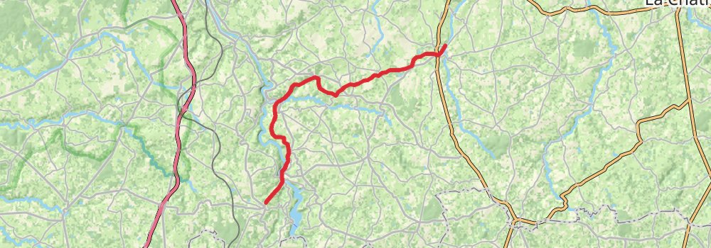 Camino Perl-Saint Jean Pied de Port via Vézelay stage 37 Map