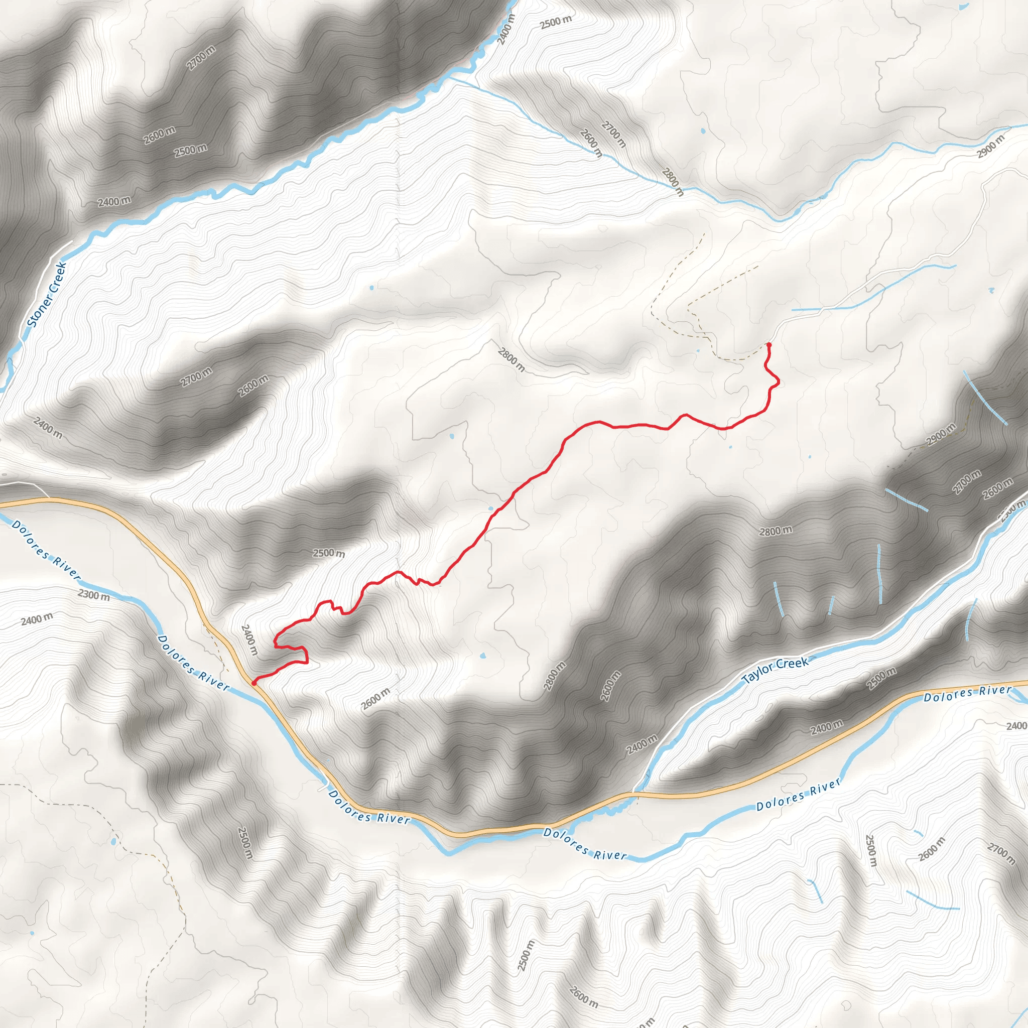 Loading Pen Trail mobile static map