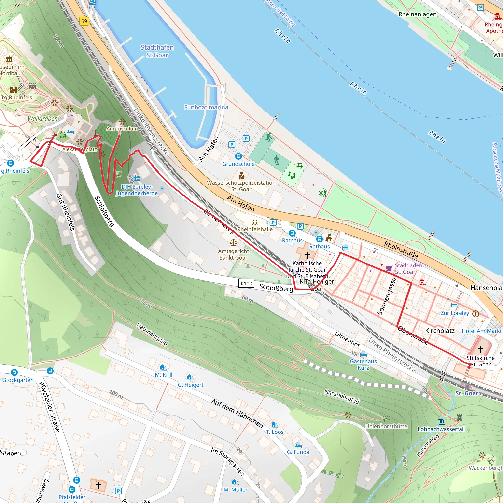 Am Tusculum via Linksrheinscher Jakobsweg mobile static map